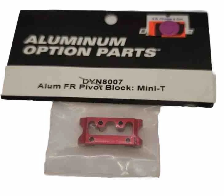 Dynamite Front Pivot Block Team Losi Mini T 1.0 RedAnodized Aluminum DYN8007 - Image 1 of 1