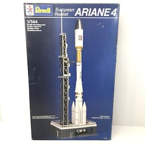 Vintage 1985 Plastic Kit 1:144 Revell Ariane 4 European Rocket Open Box