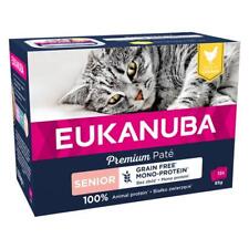 Eukanuba Chicken Delicious Complete Grain Free Senior Wet Cat Food 12 x 85g