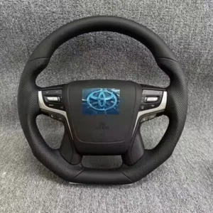 Full Leather Toyota Steering Wheel Upgrade LANDCRUISER 79 78 76 SERIES - Picture 1 of 2