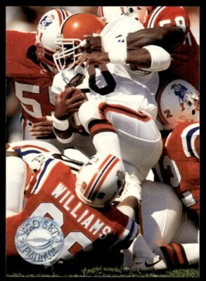 1991 Pro Set Platinum Football Card Joe Morris Cleveland Browns #174 - Image 1 of 2