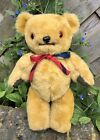 Vintage Plush Golden Bear Jointed Merrythought No Tags Lovely Soft Fur Very Cudd