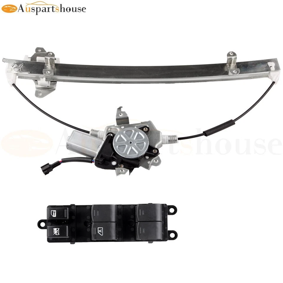 Regulador e interruptor de ventana delantera para 05-10 Nissan Frontier 4,0 L con motor NI1351129 Foto 1 de 4