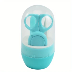4 Pcs Baby Nail Clipper Set Reusable Cute Portable Newborn Baby Kids Nail Clip - Picture 1 of 16