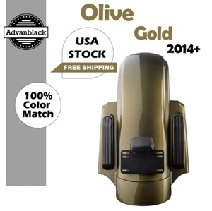 Olive Gold CVO Rear Fender System Fits 2014+ Harley Electra Street Road Glide - Picture 1 of 8