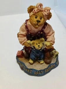Boyds Bears & Friends Momma con Taylor First Steps resina 2001 #227768 - Imagen 1 de 8