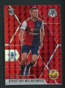 2020-21 SEBASTIAN WALUKIEWICZ PANINI MOSAIC SERIE A RED ROOKIE RC #34