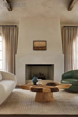 New Hand Tufted Woolen Area Rug ANTHRO JANSEN MAIZE WHITE Carpet for Living Room - Image 1 of 4