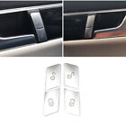 Door Lock Unlock Buttons Decor Cover For Mercedes-Benz C E Class W204 W212 10 12