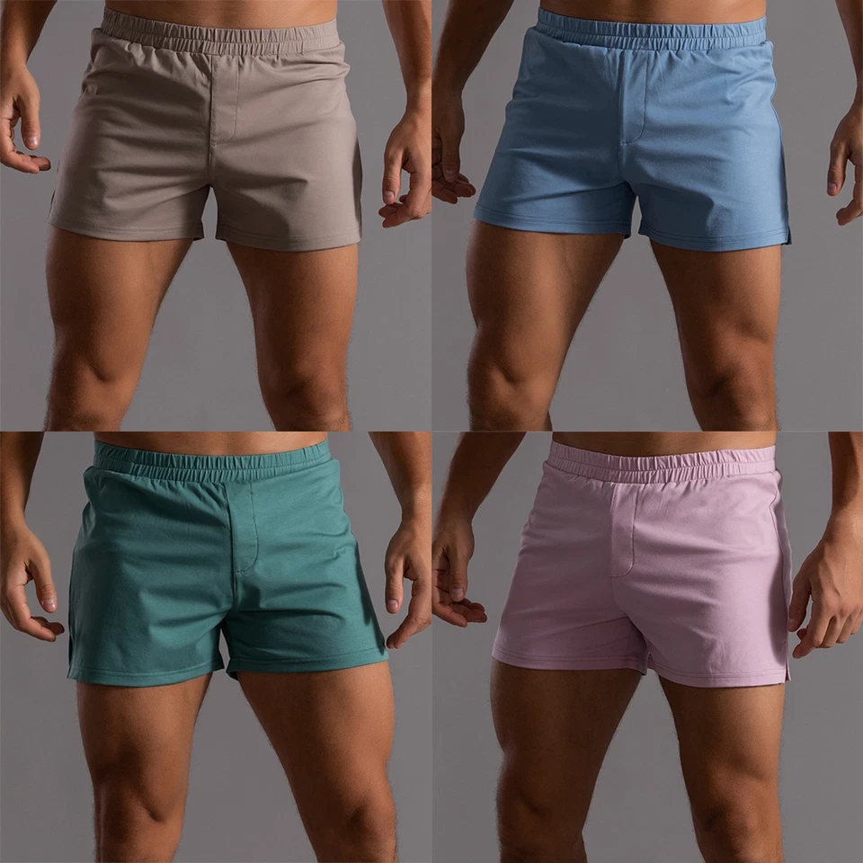 Хлопковые шорты для мужчин бега спортзал одежды Sportswear марафон тренировочные брюки - Изображение 1 из 4