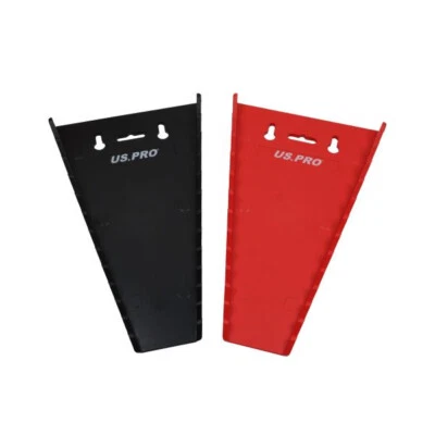 US PRO 2Pcs Magnetic Spanner Rack 24 Piece Tool Storage Wrench Holder Organiser