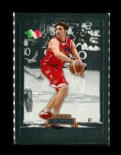 Tarjeta de baloncesto Press Pass Legends 2008 #10 Daniel Gallinari New York Knicks Foto 1 de 2