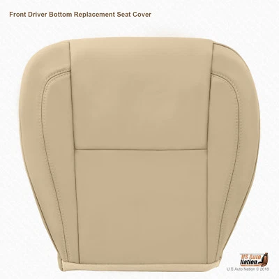 Capa de assento inferior couro marfim para 2000 2001 Lexus GS300 GS400 GS430 DRIVER - Imagem 1 de 4