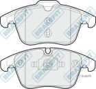 APEC BLUE Front Brake Pad Set for Volvo S80 DRIVe 1.6 June 2011 to June 2014