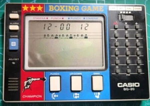Casio Vintage Boxing Game Calculator BG-20 - Very Rare Wide Screen Version! - Picture 1 of 9