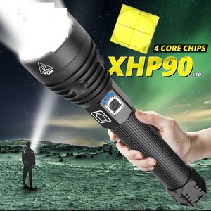 LED Flashlight 160000LM USB Lamp Zoom 26650 Rechargeable Battey Torch