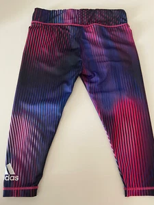 Adidas 12 Monate 2018 Spandex Hose rosa lila Polyester Elasthan hell - Bild 1 von 9