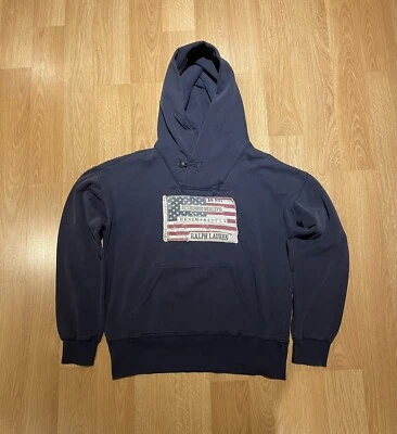 Moletom com capuz jeans e suprimentos Ralph Lauren - Imagem 1 de 4