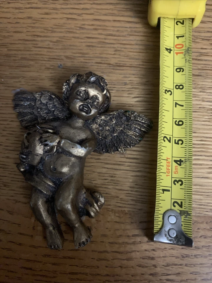 MOLDE DE GOMA DE SILICONA YKM-S3005 ángel/hada que sostiene jarrón resina yeso, hormigón Foto 1 de 2