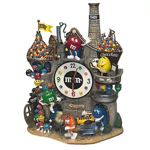 Danbury Mint M&M's 12" Collector Clock Chocolate Factory Candy 2005 Collectible - Picture 1 of 12