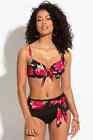 Pour Moi Orchid Luxe Black & Pink Size 16 Control Brief New