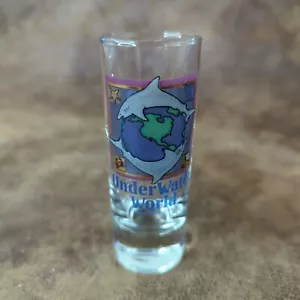 Underwater World Aquarium Mall of America Schnapsglas MN 4 1/8" hoch klar - Bild 1 von 4