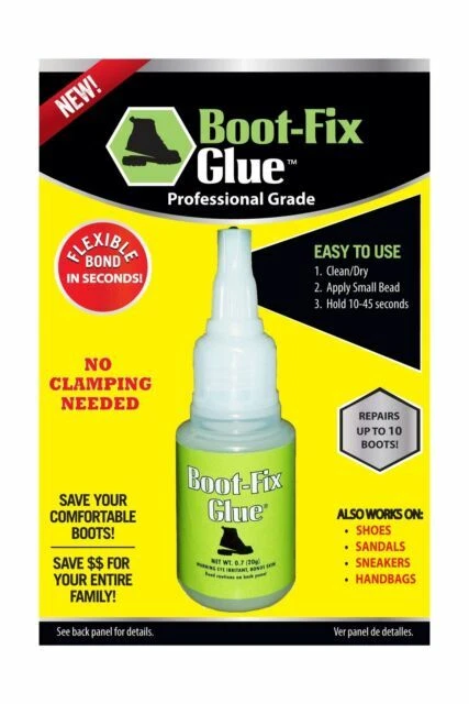 Boot-Fix Instant Professional Grade Shoe Repair Glue