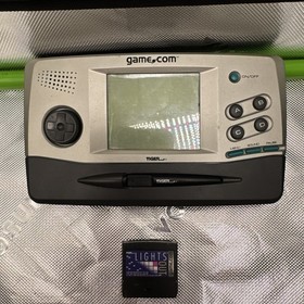 Game . Com Tiger Electronics, With Screen Issues And One Game Lights Out Rare