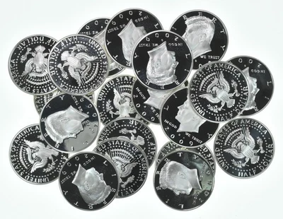 Lot (20) 2009-S Kennedy Half Dollar Proof 90% Silver $10 Face Value *2300 - Image 1 of 4