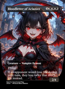 Bloodletter of Aclazotz - MTG Anime Custom - Playtest - Picture 1 of 1