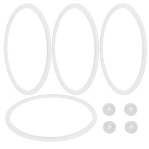  4 Sets Lunch Box Lids Gaskets Food Container Replacement Meal Prep Seals - Picture 1 of 20