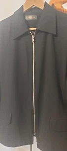 Stunning Cue Black Office Jacket Front Zip 14 - Picture 1 of 4