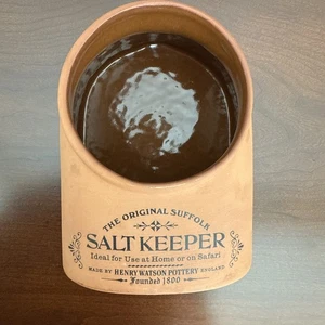 Salt Keeper by Henry Watson Pottery England "The Original Suffolk Salt Keeper" - Picture 1 of 2