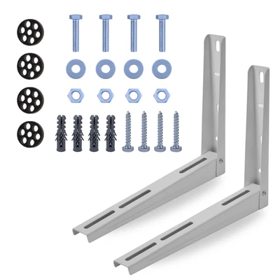 Mini Split Wall Mount Bracket for 9K-12K–18K BTU Heavy Duty Outdoor Support HVAC - Image 1 of 4