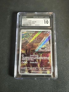 CGC 10 GEM MINT Drowzee 210/198 Illustration Rare Pokemon Scarlet & Violet 2023 - Picture 1 of 2