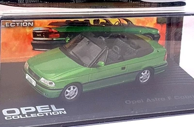Eaglemoss 1/43 Scale E9298G - 1992-1998 Opel Astra F Cabrio - Met. Green - Image 1 of 4