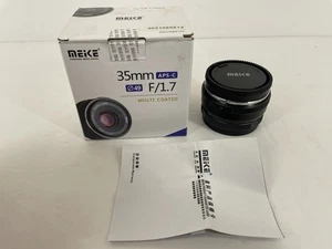 Meike 35mm f1.7 Large Aperture MF APS-C Objektiv für Fuji X Mount X-T3 X-E3 X-T100 - Bild 1 von 5