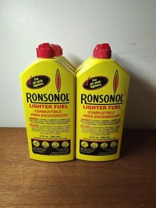 Ronsonol Lighter Fuel 6 12oz Bottles - Picture 1 of 4