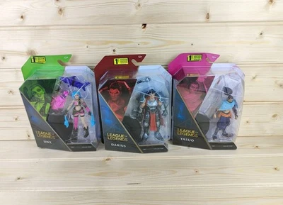 League Of Legends Bundle Jinx, Yasuo,Darius 4" Action Figure Champion Collection - Image 1 of 4