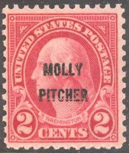 Scott 646 - The 1928 2 Cent Molly Pitcher Issue - Mint, Never Hinged - Picture 1 of 1