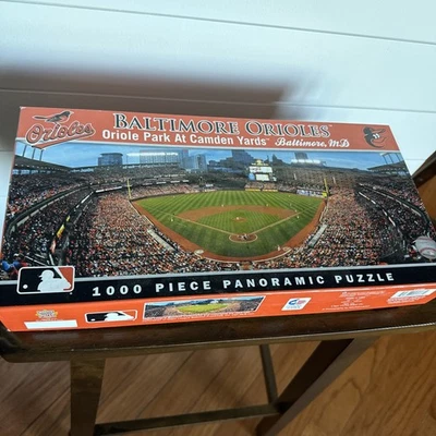 Baltimore Orioles 1000 Piece Panoramic Baseball Stadium Puzzle— Nice - Image 1 of 4