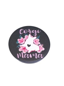 Corgi Mama PopSocket Grip – Uroczy kwiatowy uchwyt na telefon dla psa mamy mamy, prezent dla Corgi - Zdjęcie 1 z 3