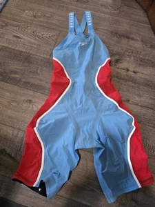 Speedo Fastskin LZR Pure Intent 2.0 Openback Women Picton Blue/Fl Size 25 - Picture 1 of 5