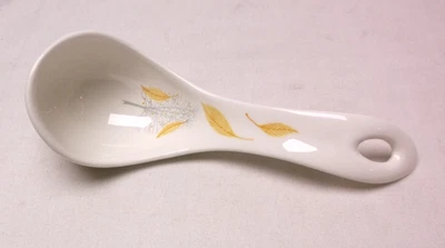 Cucharón Hallcraft raro Hall China Company Eva Zeisel Sunglow Foto 1 de 2