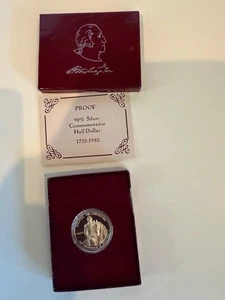 1982 S - Commemorative Proof Washington Half Dollar 90% Silver - Picture 1 of 1