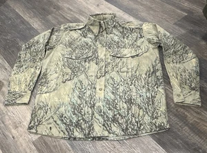 Vintage Montana Camo Inc Prärie Geistermuster Jagd Langarm Knopfleiste Medium - Bild 1 von 6
