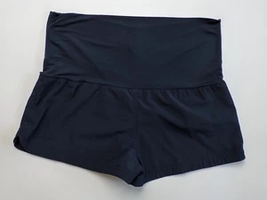 Roxy Maternity Boardshorts Womens Small Black Swim Shorts Stretch Logo Surf - Picture 1 of 8
