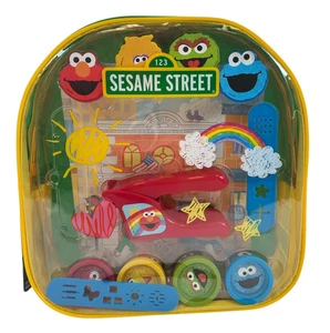 Sesame Street Activity Backpack Dough Ages 3+ Play Time Creative Art Set Pack - Picture 1 of 6