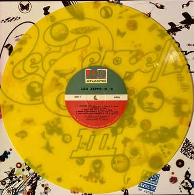 Led Zeppelin III - VINYLE - Yellow Color LP - 2008 - Atlantic SD 42036 - Israël - Photo 1/3