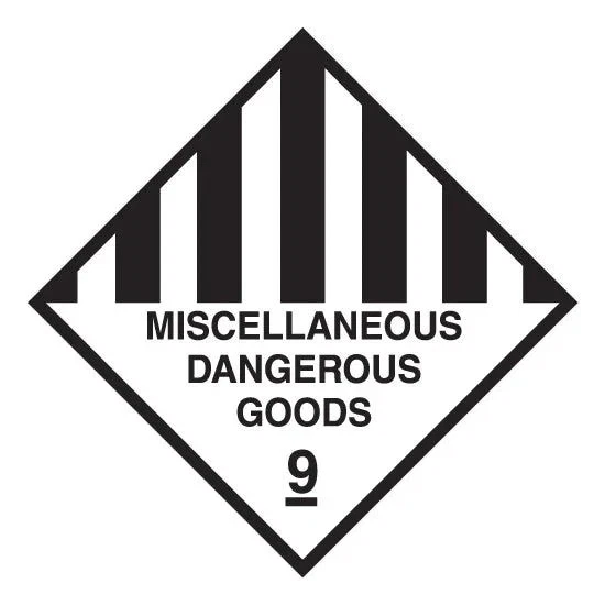 SIGNS4SAFETY Miscellaneous Goods 9 - Dangerous Goods Diamond Sign
